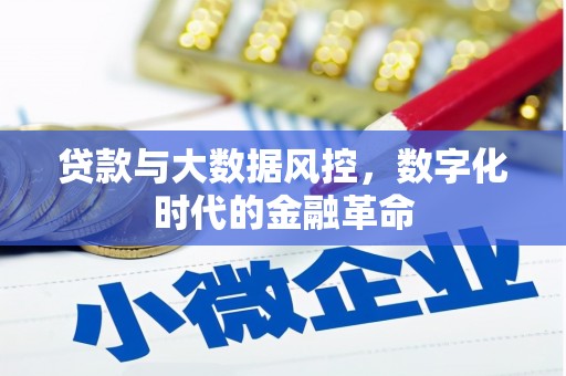 观塘贷款与大数据风控，数字化时代的金融革命