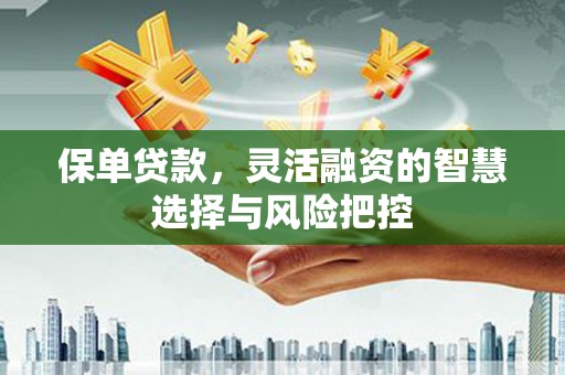 观塘保单贷款，灵活融资的智慧选择与风险把控