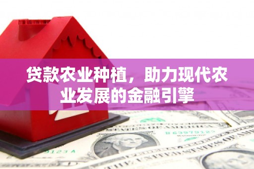 观塘贷款农业种植，助力现代农业发展的金融引擎