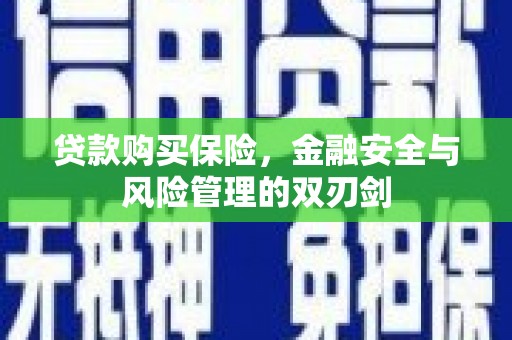 观塘贷款购买保险，金融安全与风险管理的双刃剑