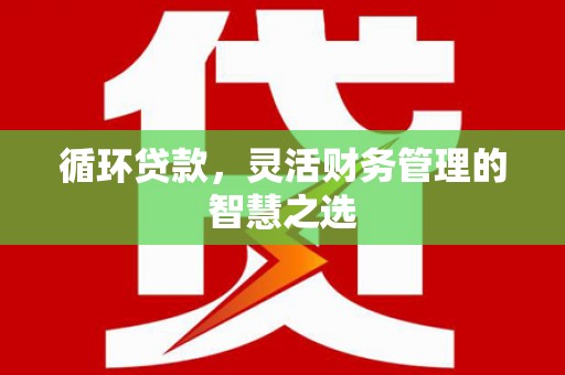 观塘循环贷款，灵活财务管理的智慧之选