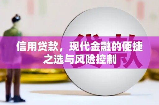 观塘信用贷款，现代金融的便捷之选与风险控制