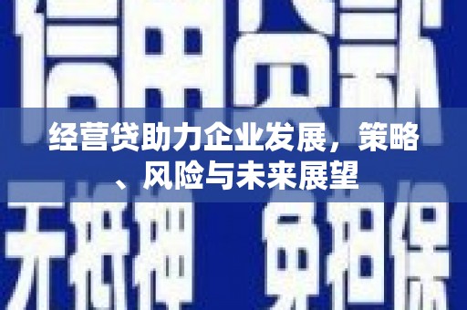 观塘经营贷助力企业发展，策略、风险与未来展望