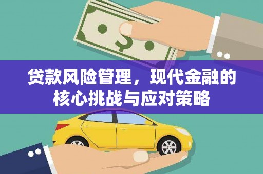 观塘贷款风险管理，现代金融的核心挑战与应对策略