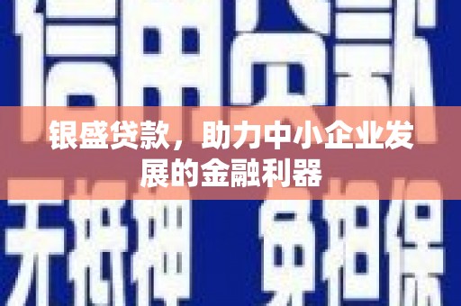 观塘银盛贷款，助力中小企业发展的金融利器
