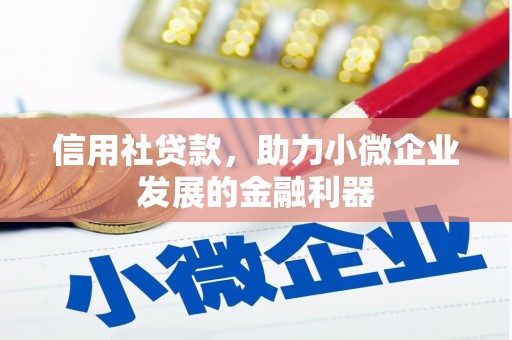 观塘信用社贷款，助力小微企业发展的金融利器