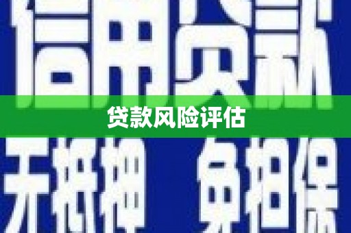 观塘贷款风险评估