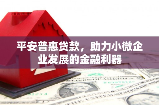 观塘平安普惠贷款，助力小微企业发展的金融利器