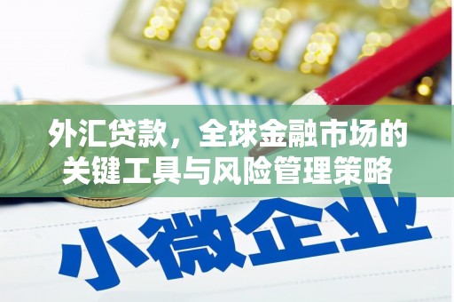 观塘外汇贷款，全球金融市场的关键工具与风险管理策略