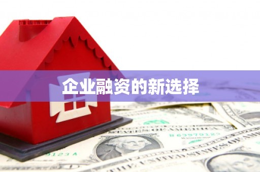 观塘企业融资的新选择